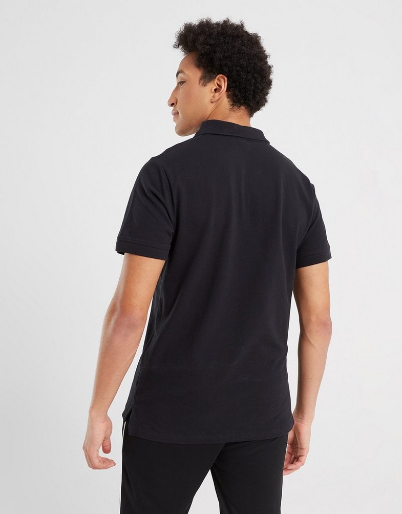 ELLESSE POLO MONTURA BLK SHS04475001 Czarny