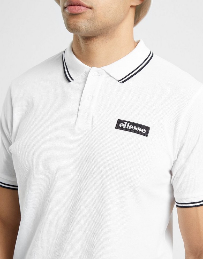 ELLESSE POLO ELANTI POLO WHITE SJD16915908 | kolor Biały Męskie Ubrania ...