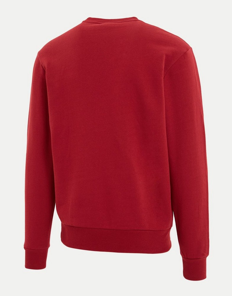 Bluză pentru bărbați ELLESSE BLUZĂ STEVIA CREW BURG SJD17566807 Bordo