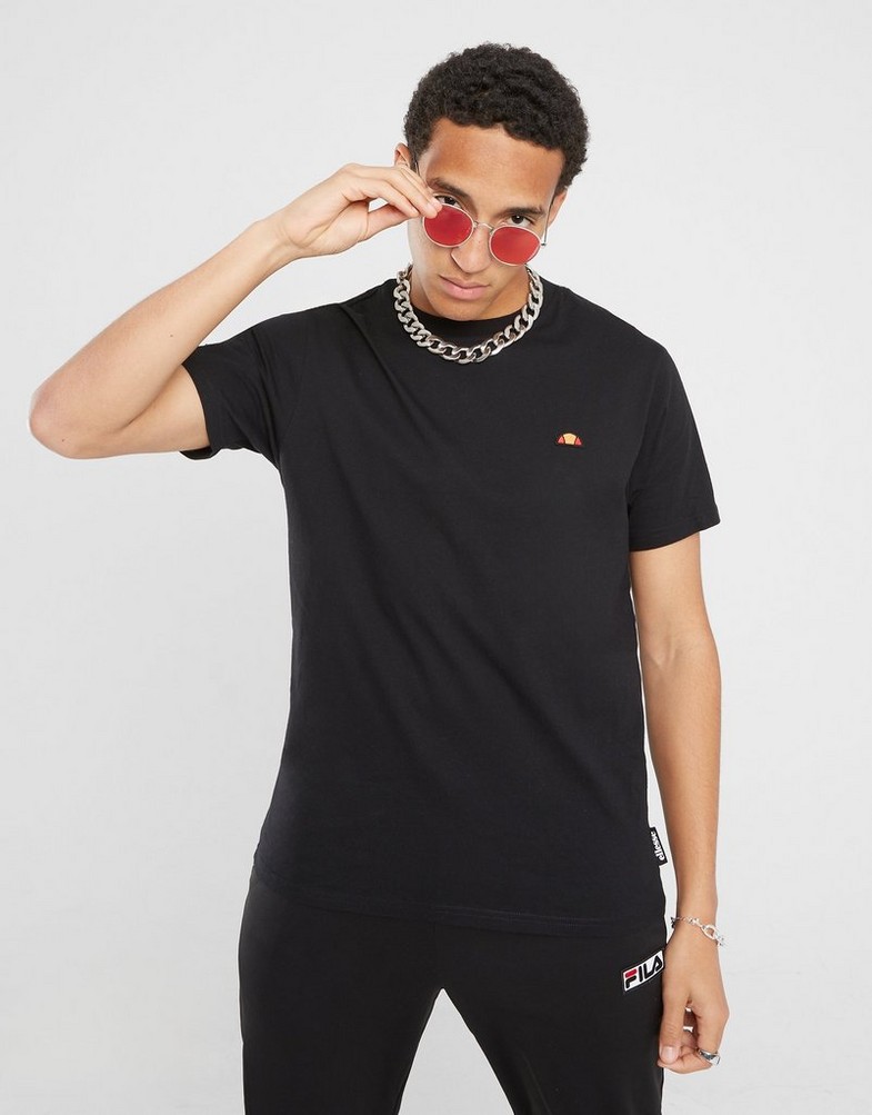 Tricou pentru bărbați ELLESSE TRICOU AZZINA BLACK SMG19603011 Negru