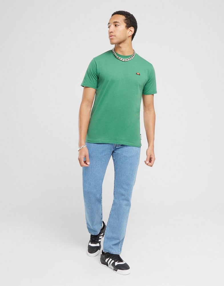 Koszulka, t-shirt męski ELLESSE T-SHIRT AZZINA GREEN SMG19603503 Zielony