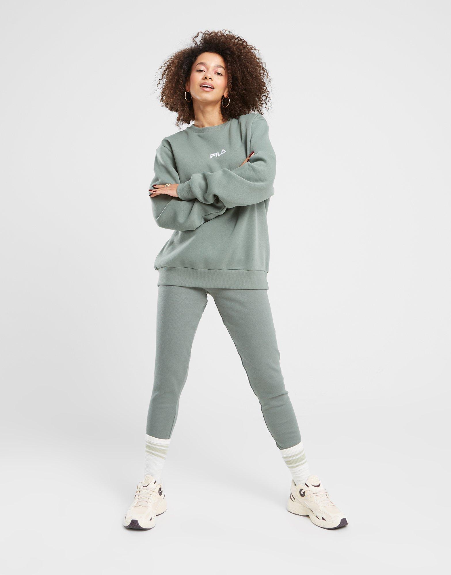 Legginsy damskie FILA LEGGINGS FILA SHIA KHAKI SS23JDW002SHIAKHK Khaki