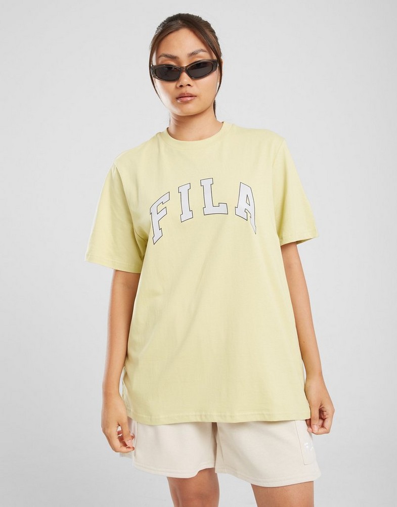Жіночі футболки FILA ФУТБОЛКА SHANIYA BF TEE GRN SS24JDW002SHANIYAGRN Зелений