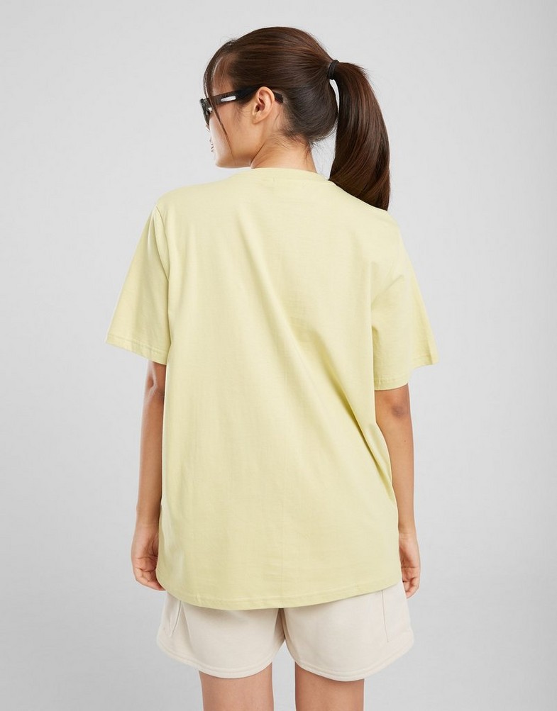 Жіночі футболки FILA ФУТБОЛКА SHANIYA BF TEE GRN SS24JDW002SHANIYAGRN Зелений