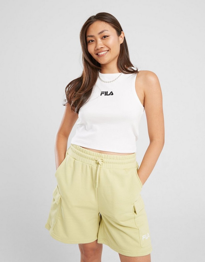 Жіночі топи FILA МАЙКА SHIRLEY CRP WHT SS24JDW003SHIRLEYWHT Білий