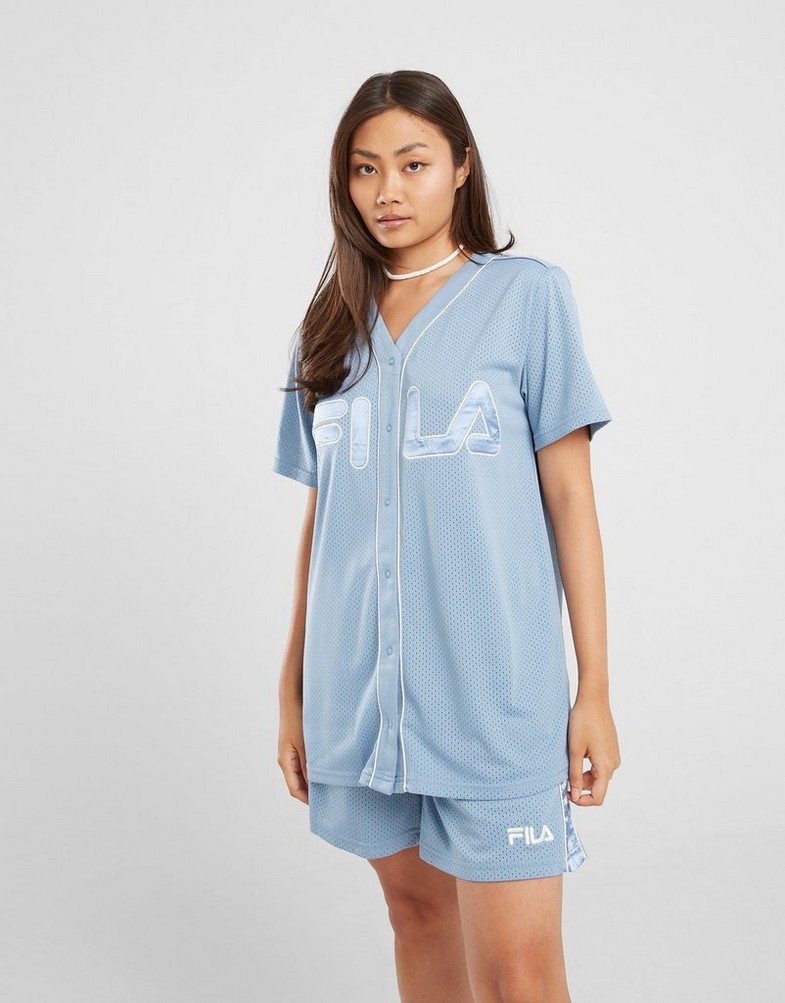 FILA СОРОЧКА CHIARA BB SHRT BLU SS24JDW006CHIARABLU Блакитний
