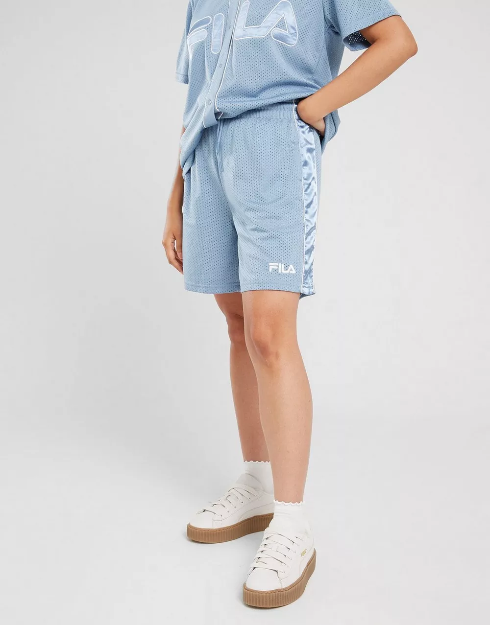 FILA ШОРТИ CHANDA BB SHT BLU, фото 1 з 4