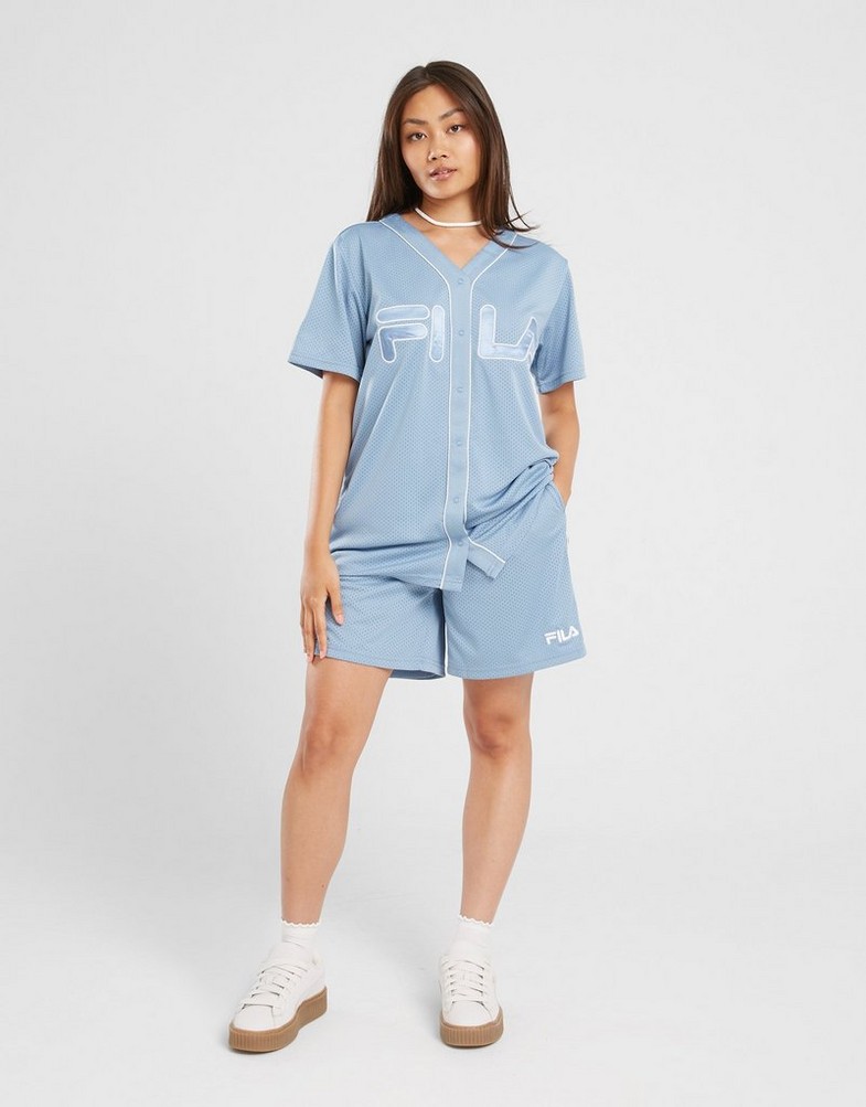 Жіночі шорти FILA ШОРТИ CHANDA BB SHT BLU SS24JDW007CHANDABLU Блакитний