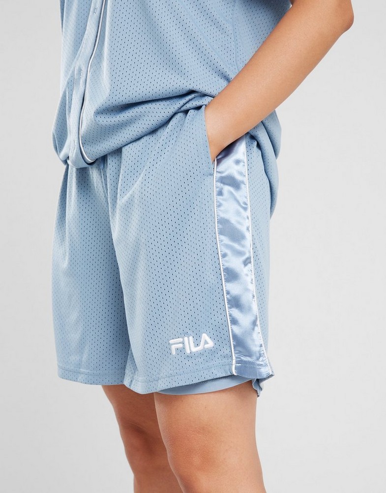 Жіночі шорти FILA ШОРТИ CHANDA BB SHT BLU SS24JDW007CHANDABLU Блакитний