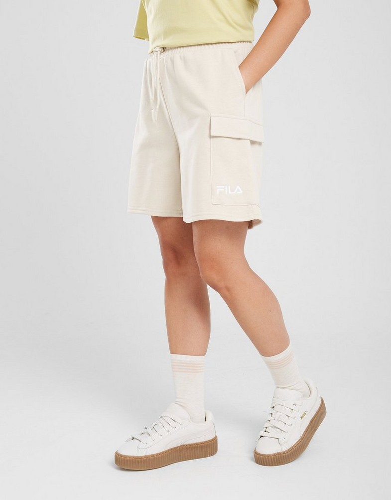 Жіночі шорти FILA ШОРТИ CORINE CRGO SHT STN SS24JDW010CORINESTN Бежевий