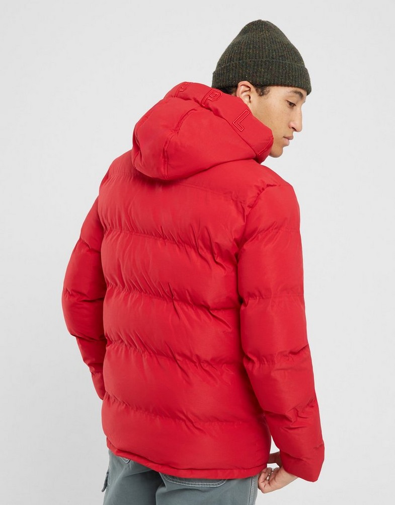 Férfi kabát SUPPLY&DEMAND KABÁT TÉLI NIKOL PUFFER RED SUPTM16630 Piros