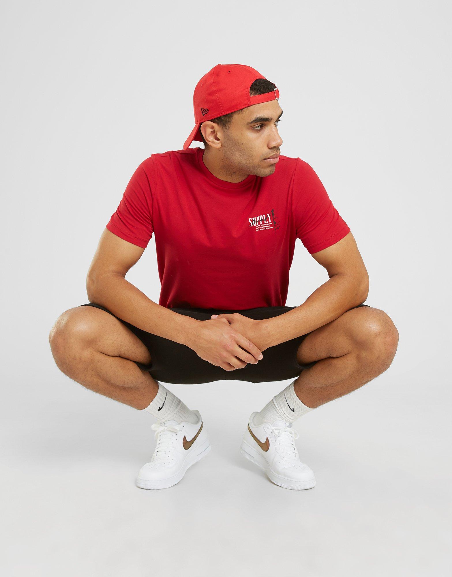 Vyriški marškiniai SUPPLY&DEMAND MARŠKINĖLIAI JETTER TEE RED SUPTM16638 Raudona