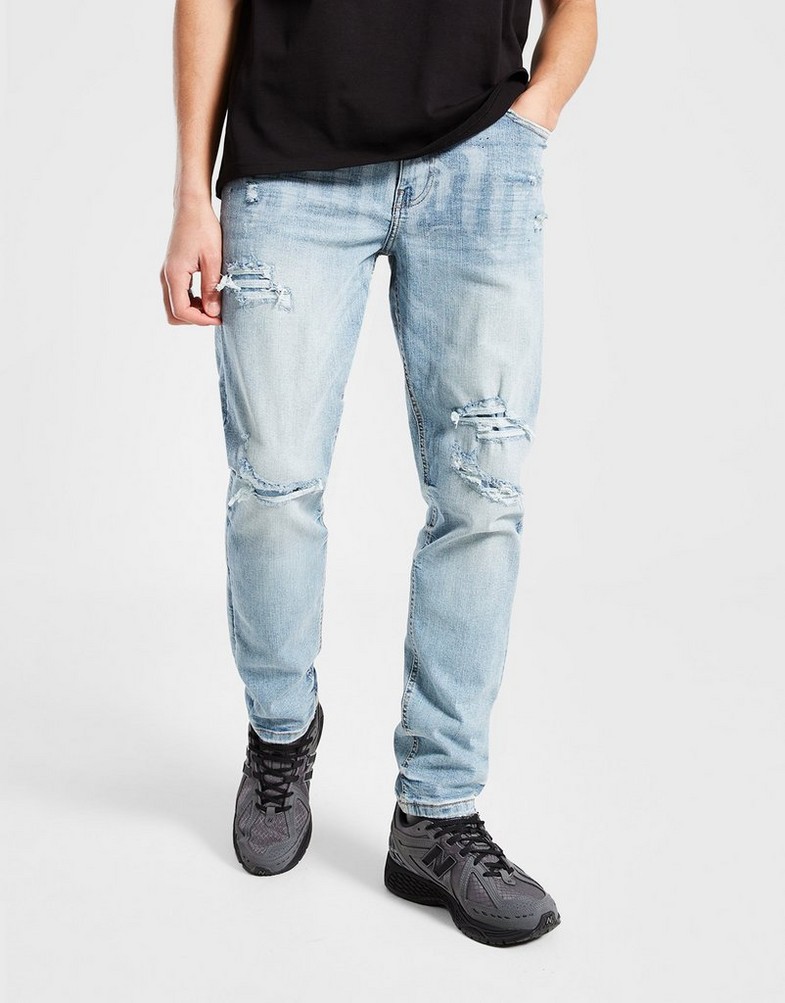 Męskie SUPPLY&DEMAND SPODNIE KATIMA JEAN BLUE SLIM SUPTM16915744 Niebieski