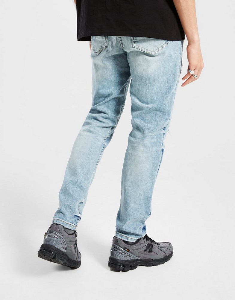 Męskie SUPPLY&DEMAND SPODNIE KATIMA JEAN BLUE SLIM SUPTM16915744 Niebieski