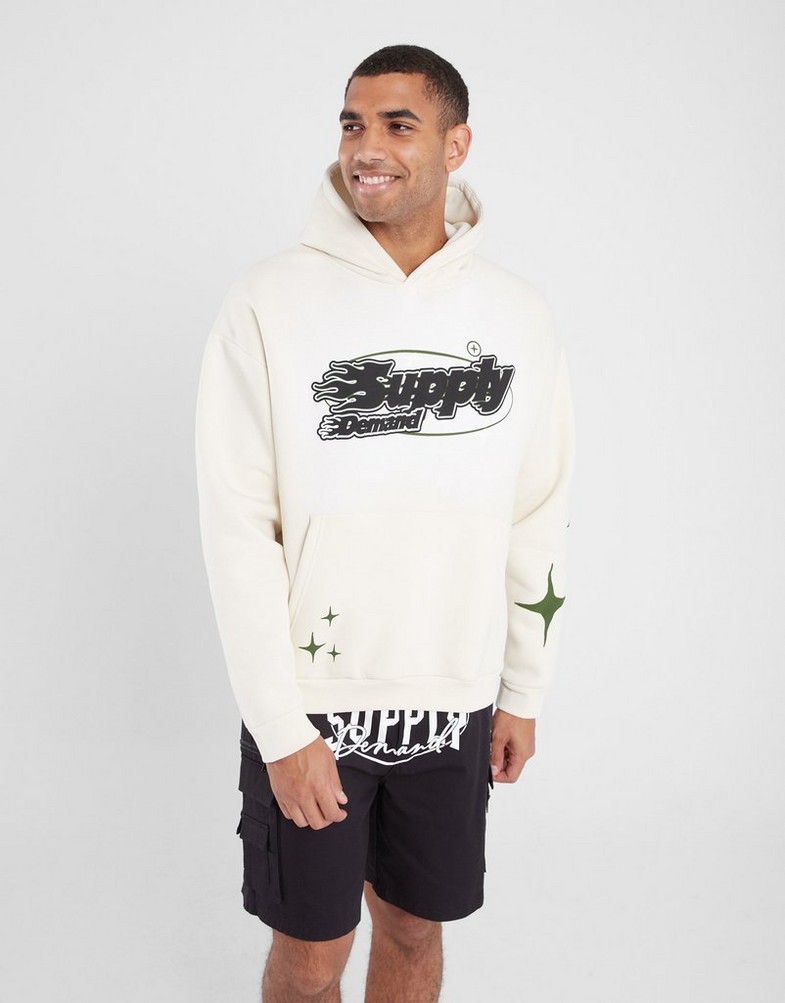 Чоловічі кофти SUPPLY & DEMAND КОФТА З КАПЮШОНОМ BLANEY HD SUPTM17227366 Бежевий