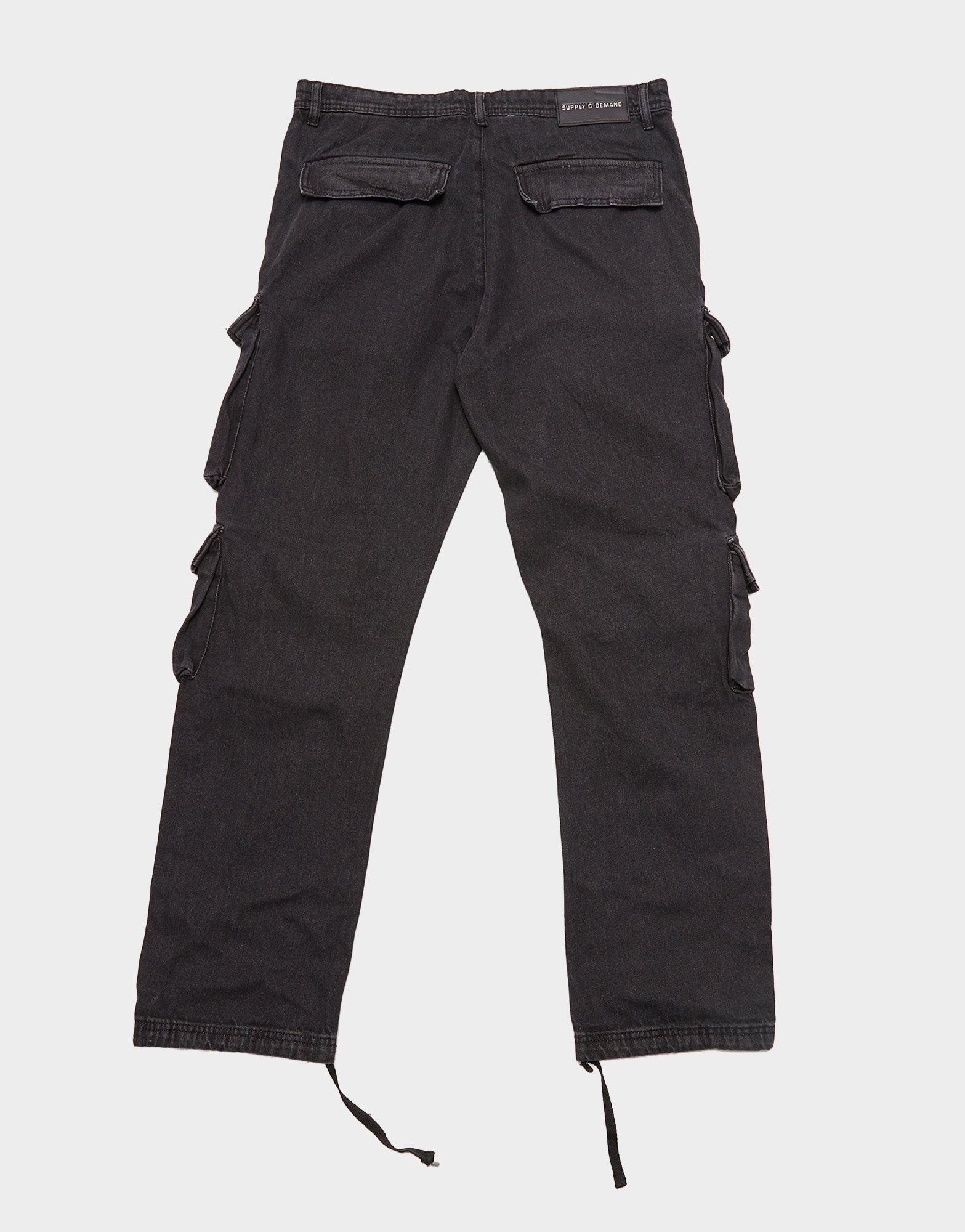 SUPPLY & DEMAND SPODNIE BARAN JN SUPTM17414036 Czarny