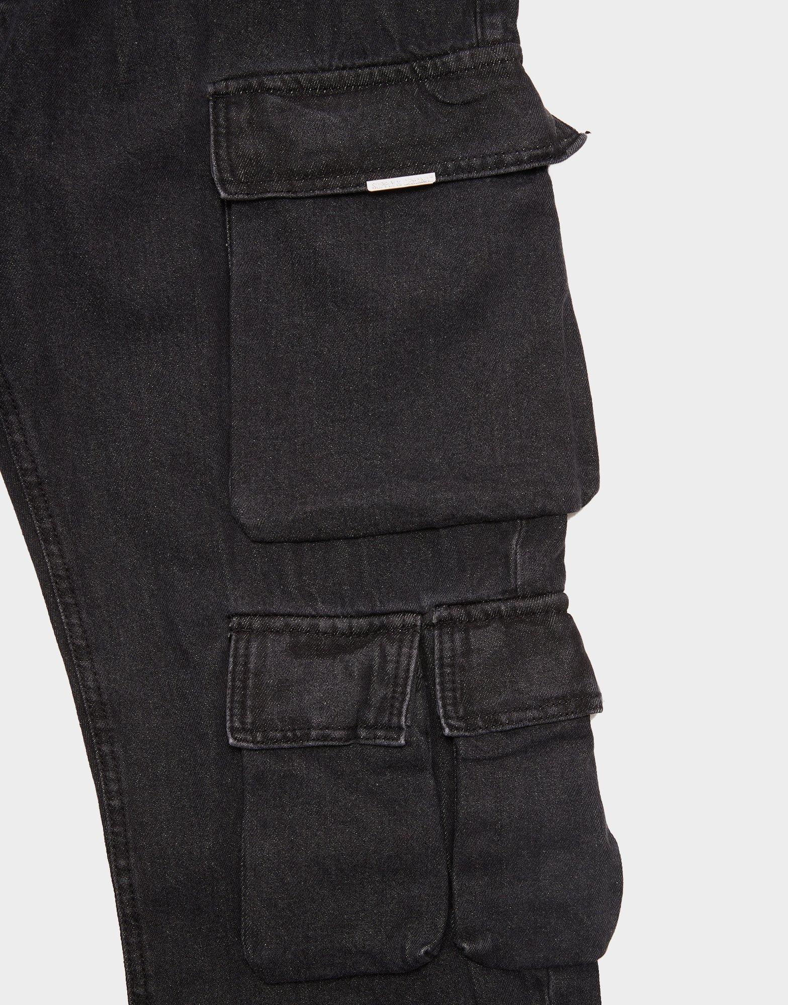 SUPPLY & DEMAND SPODNIE BARAN JN SUPTM17414036 Czarny