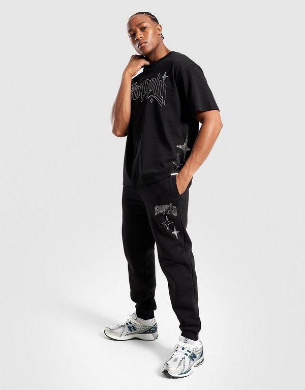 Supply&demand Spodnie Shard Pnt Blk-Blk