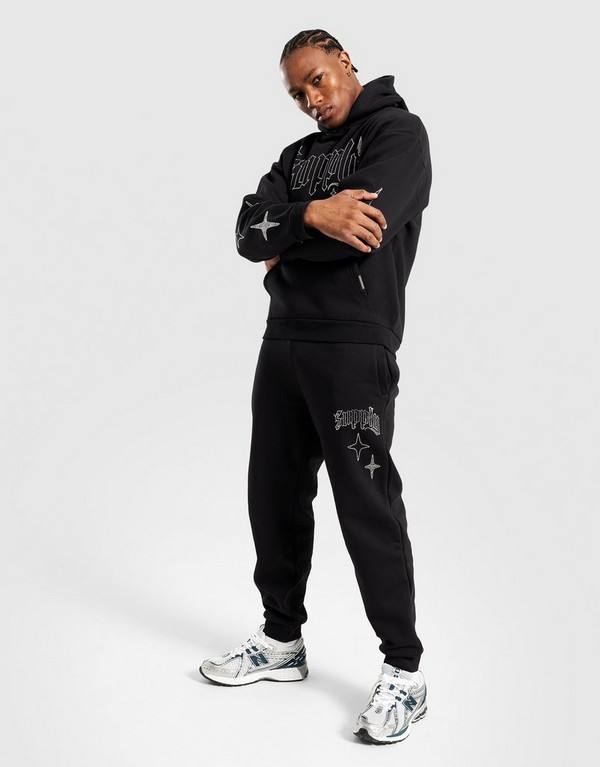 Supply&demand Bluza Z Kapturem Shard Hd Blk-Blk