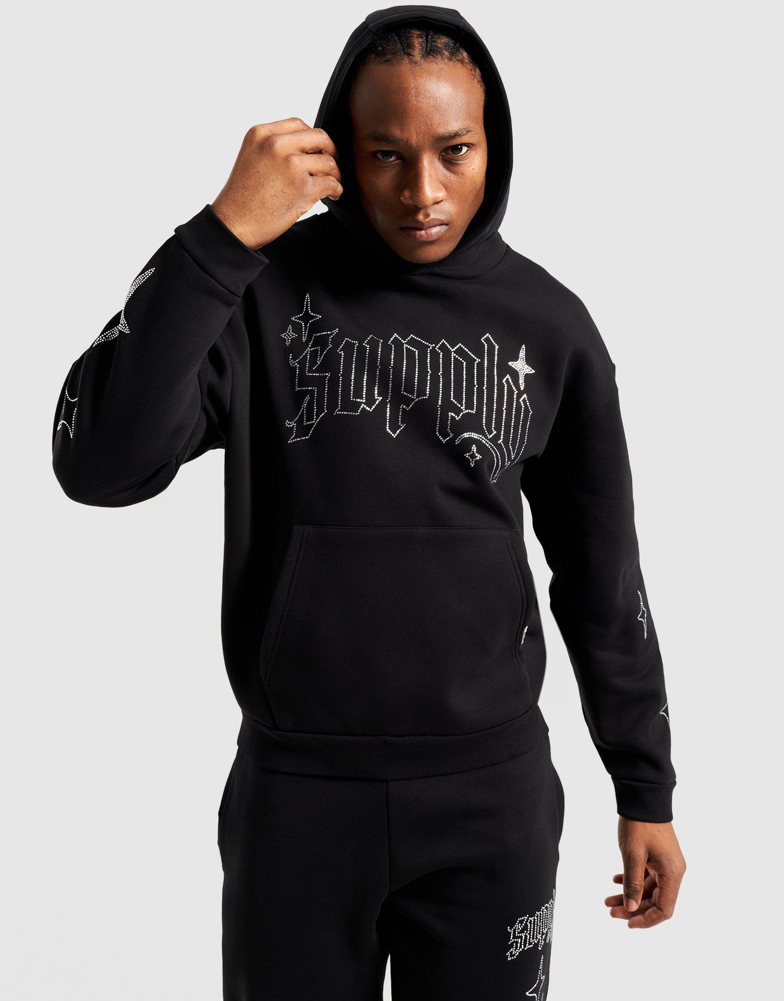 SUPPLY&DEMAND BLUZA Z KAPTUREM SHARD HD BLK-BLK