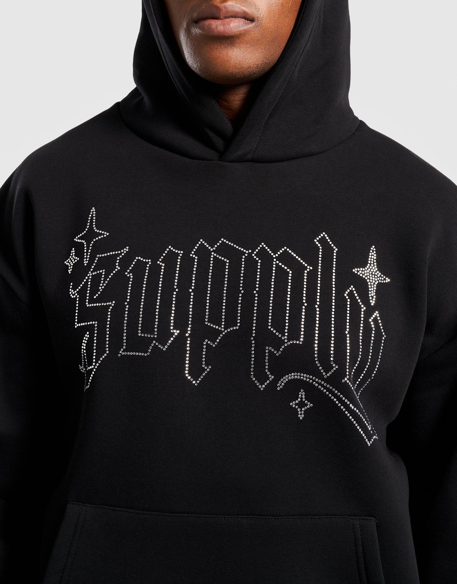 Bluza męska SUPPLY&DEMAND BLUZA Z KAPTUREM SHARD HD BLK-BLK SUPTM17622007 Czarny