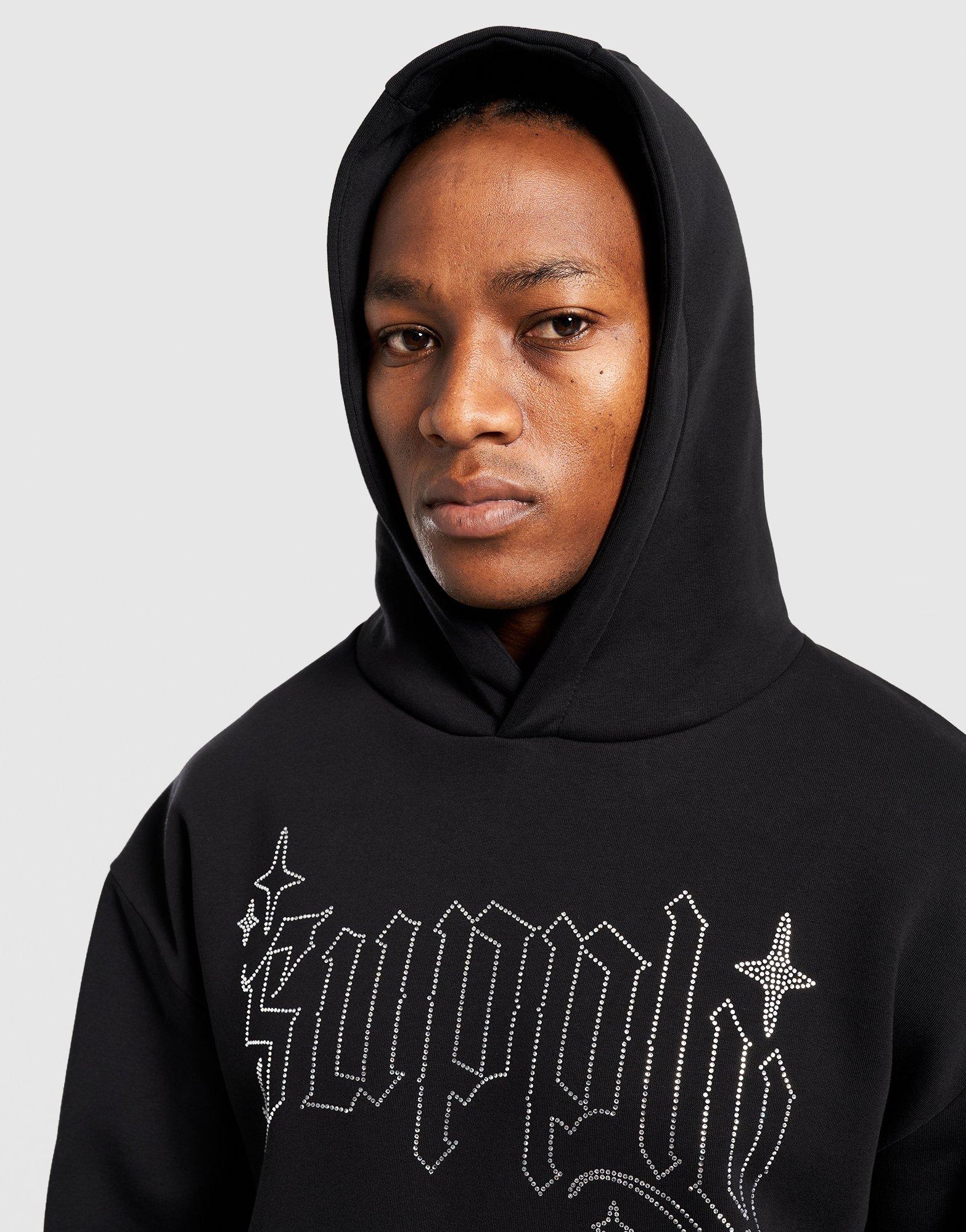 Bluza męska SUPPLY&DEMAND BLUZA Z KAPTUREM SHARD HD BLK-BLK SUPTM17622007 Czarny