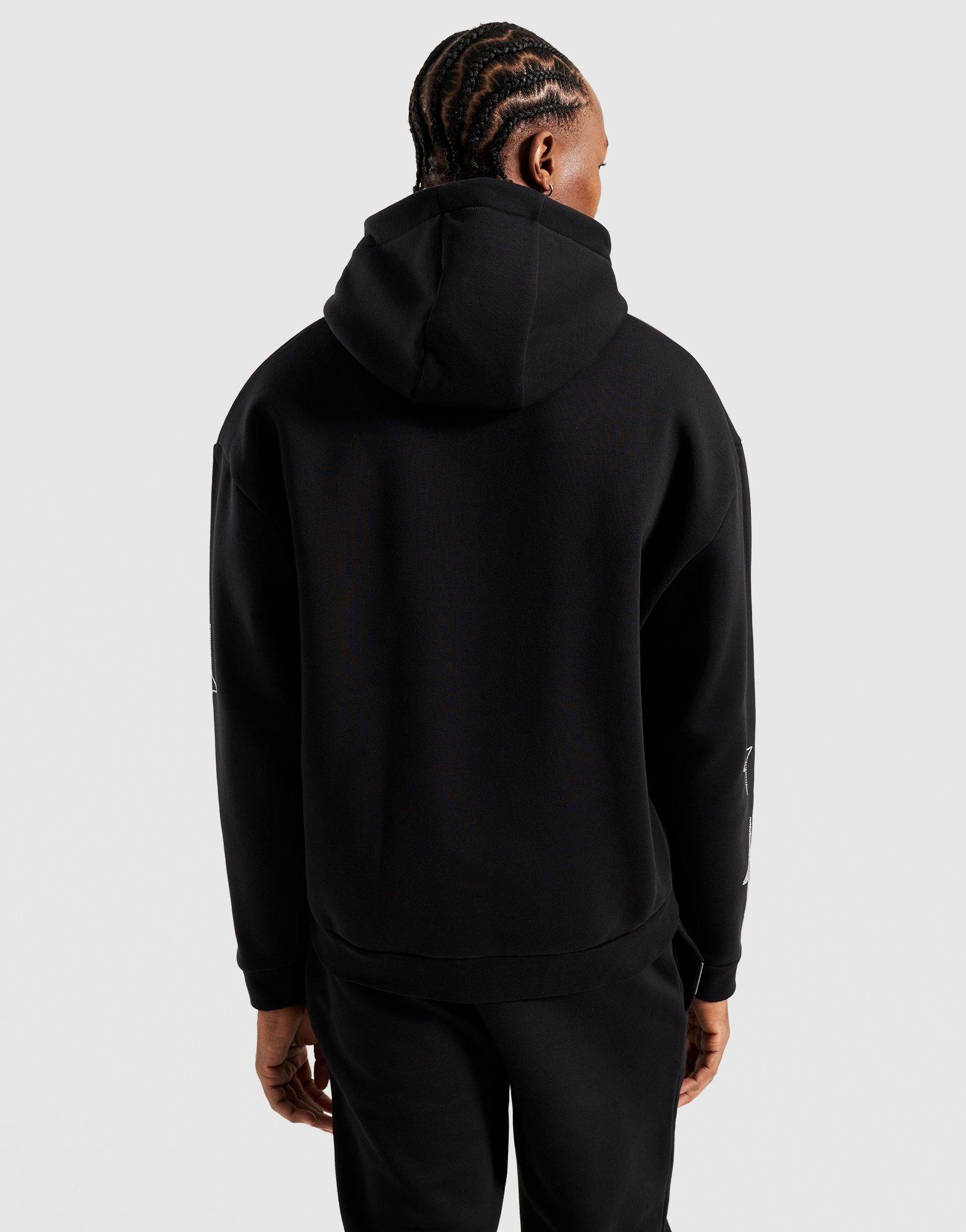 Supply&demand Mikina S Kapucňou Shard Hd Blk-Blk.