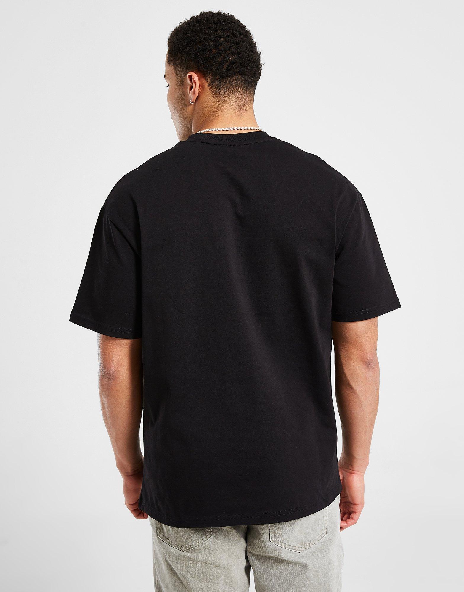 Koszulka, t-shirt męski SUPPLY&DEMAND T-SHIRT KLINK TEE SUPTM17677007 Czarny