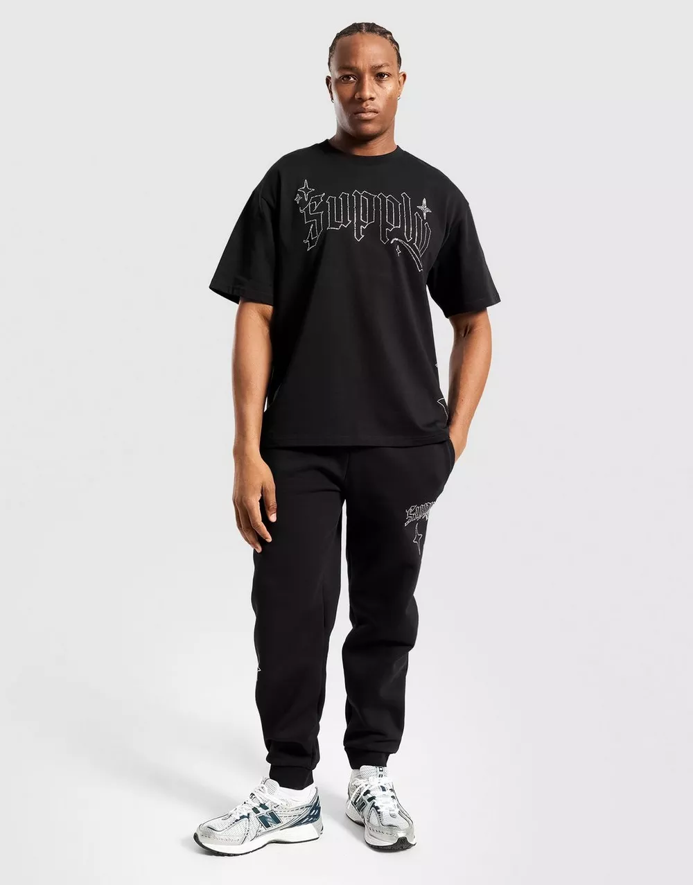 Supply & Demand SUPPLY&DEMAND ФУТБОЛКА SHARD TEE BLK-BLK, фото 1 з 5