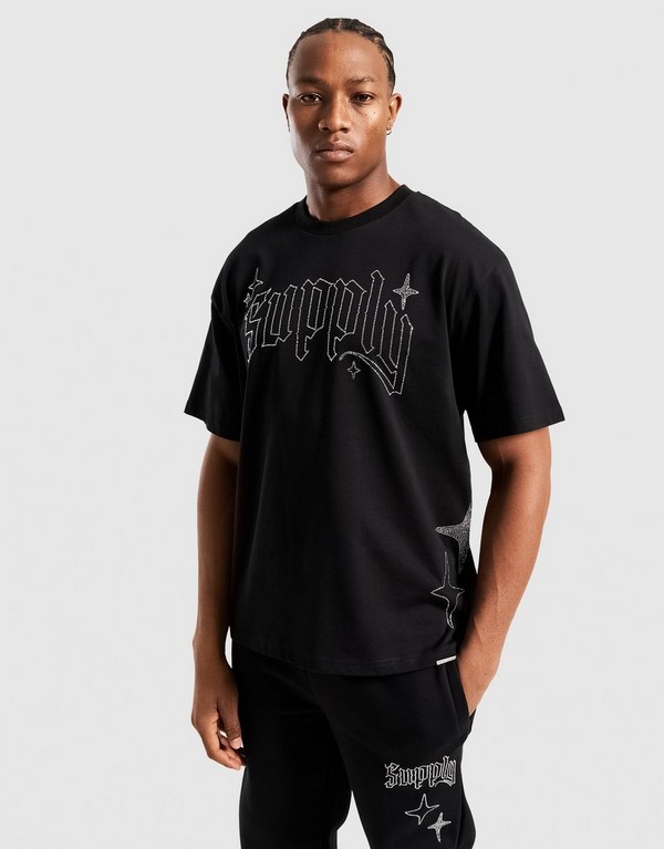 Supply&demand T-Shirt Shard Tee Blk-Blk - obrazek 2