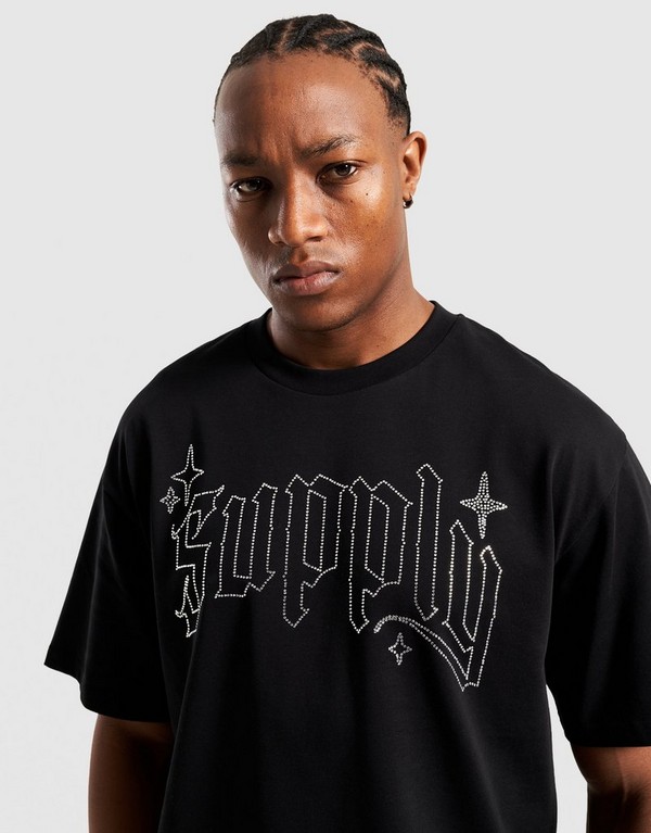 Supply&demand T-Shirt Shard Tee Blk-Blk - obrazek 3