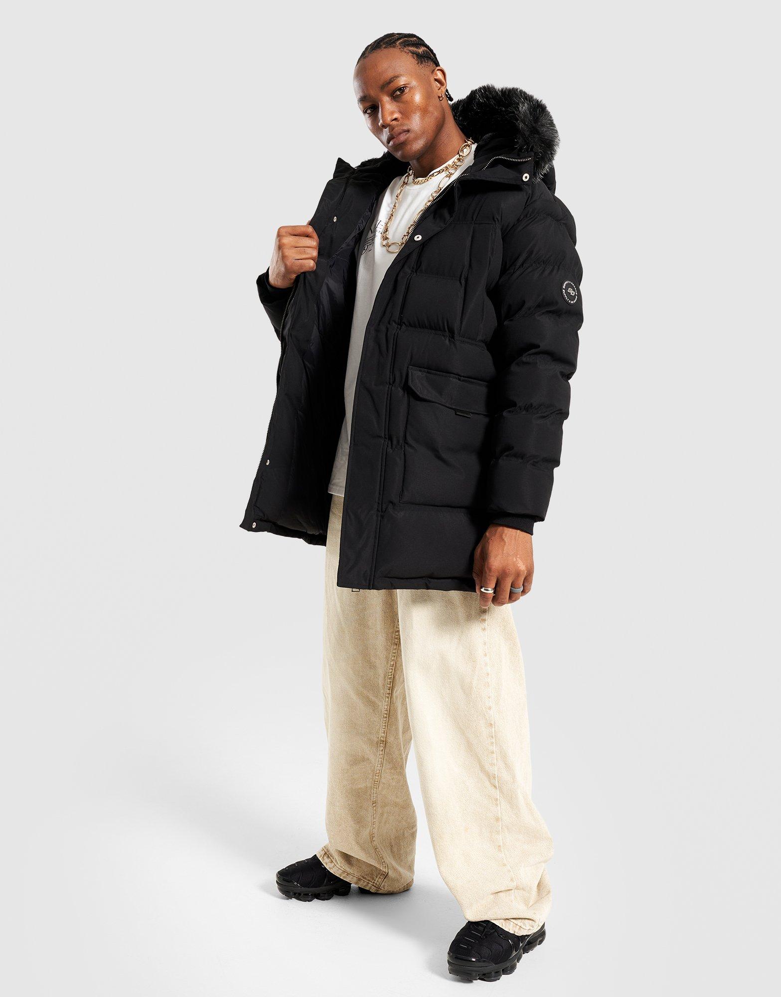 Supply&demand Kabát Command Lng Parka Blk-Blk Wjacket