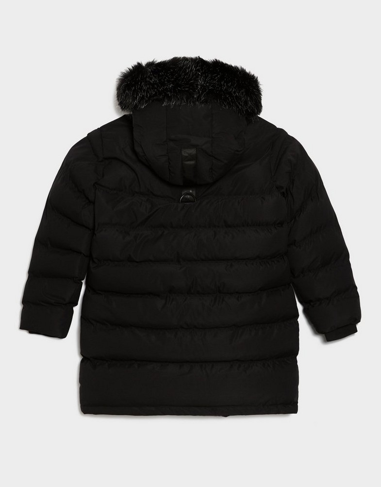 SUPPLY&DEMAND JACHETĂ COMMAND LNG PARKA BLK-BLK WJACKET SUPTM17874007 Negru