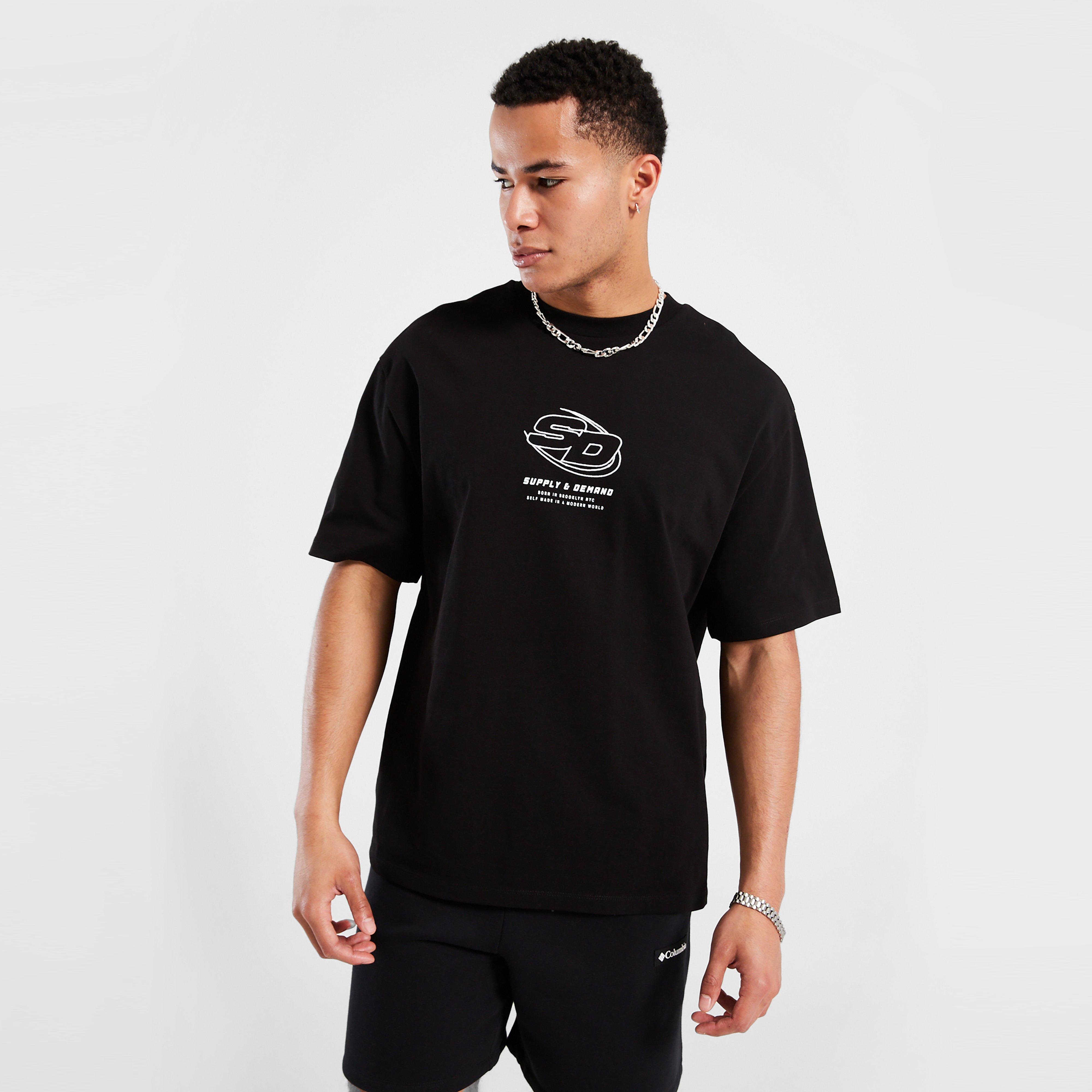 Férfi póló SUPPLY&DEMAND PÓLÓ KENZOR TEE BLK-BLK