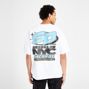 Tricou pentru bărbați SUPPLY&DEMAND TRICOU TRACKED INT TEE WHT-WHT