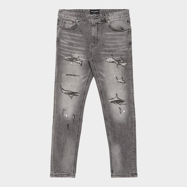 SUPPLY&amp;DEMAND SPODNIE RHINESTONE SLM RP JN DDEN-GY