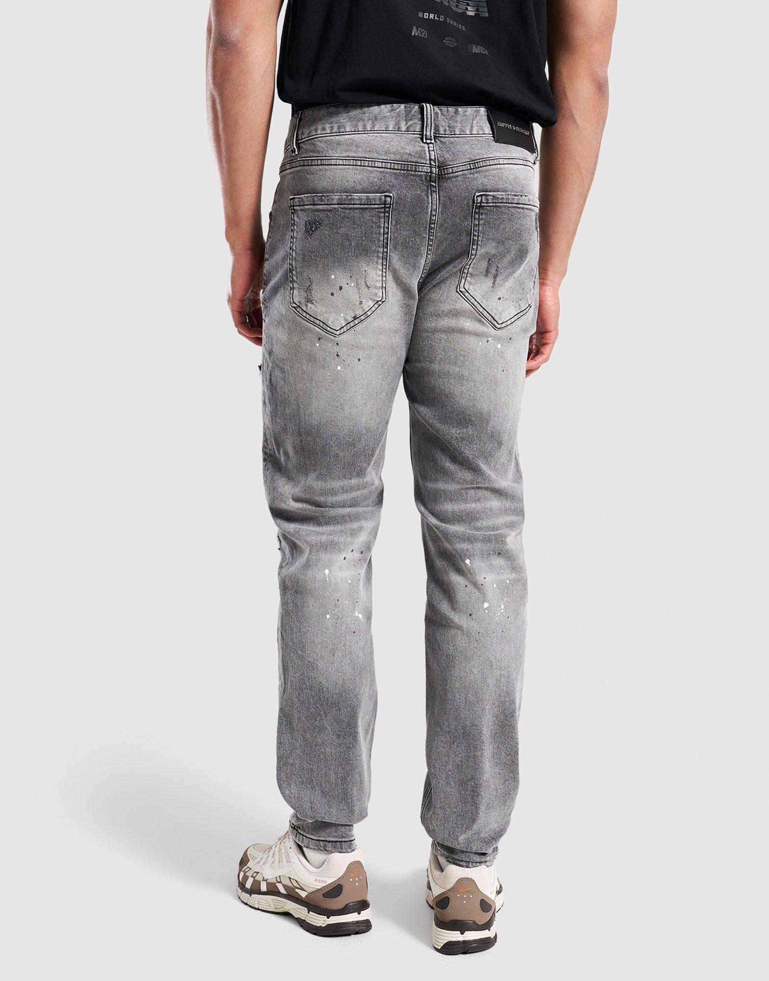 Мъжки дънки SUPPLY&DEMAND ПАНТАЛОНИ RHINESTONE   SLM RP JN DDEN-GY SUPTM18038741 Черен