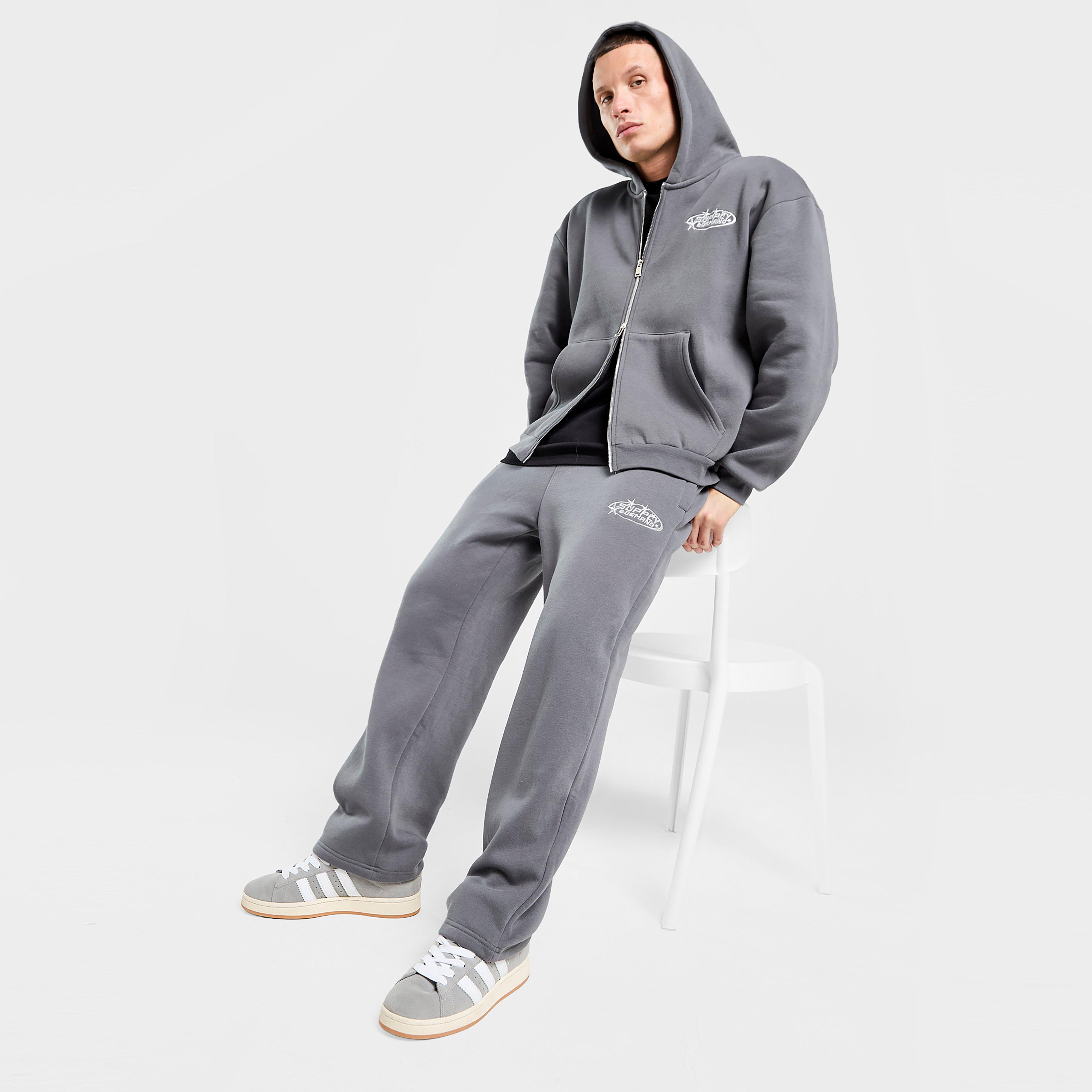 Pánska mikina SUPPLY&amp;DEMAND MIKINA S KAPUCŇOU   FINESSE ZT CHAR-IGT