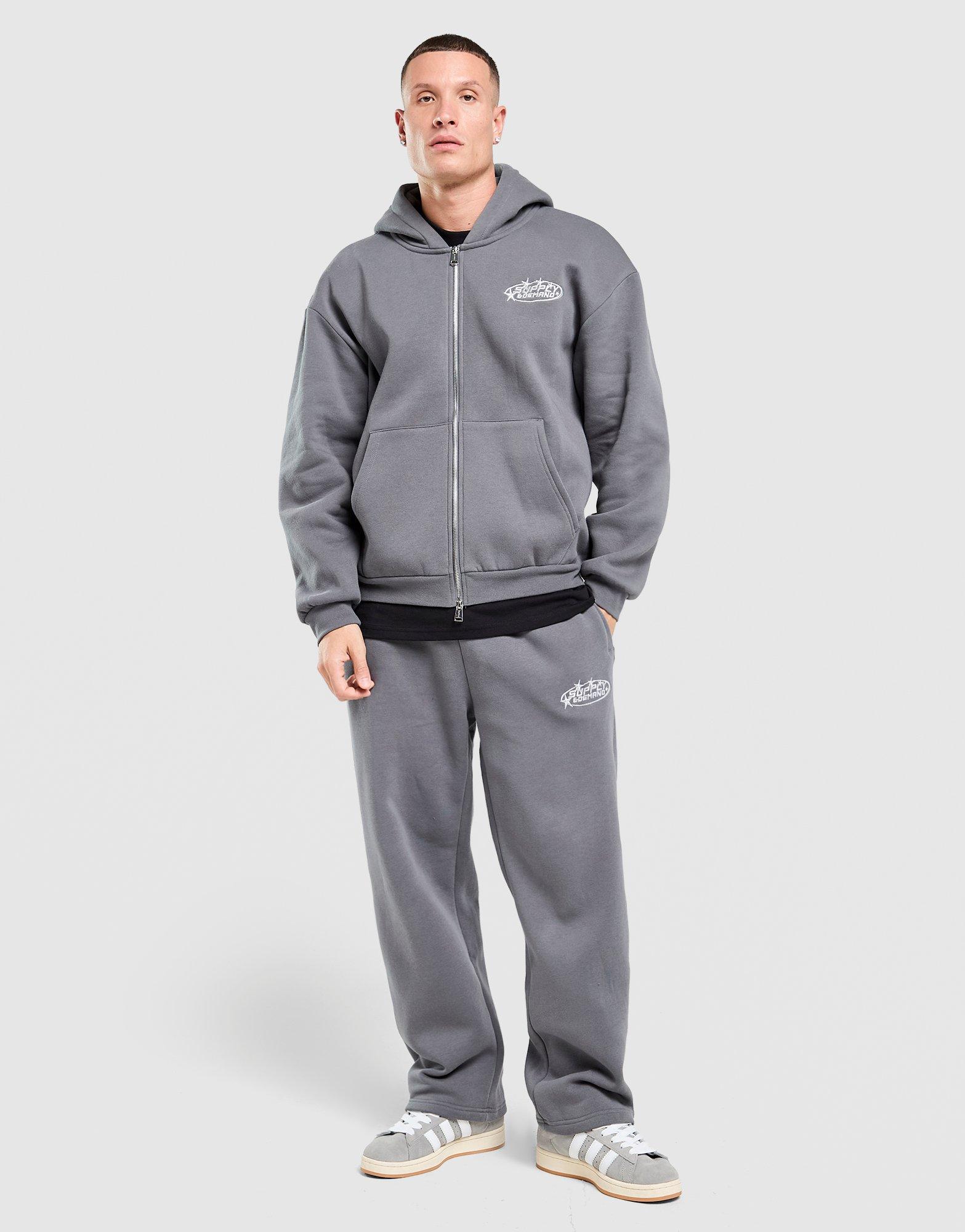 Bluză pentru bărbați SUPPLY&DEMAND BLUZĂ CU GLUGĂ FINESSE ZT CHAR-IGT SUPTM18293014 Gri