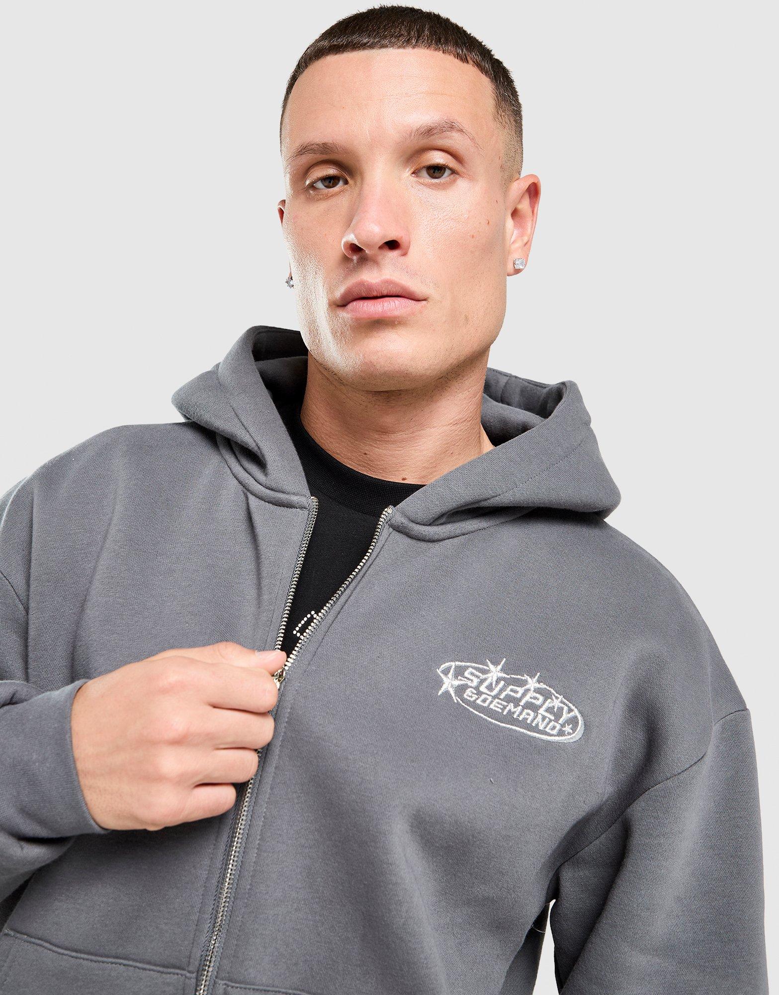 SUPPLY&DEMAND SPODNIE FINESSE PNT CHAR-IGT SUPTM18294014 Szary