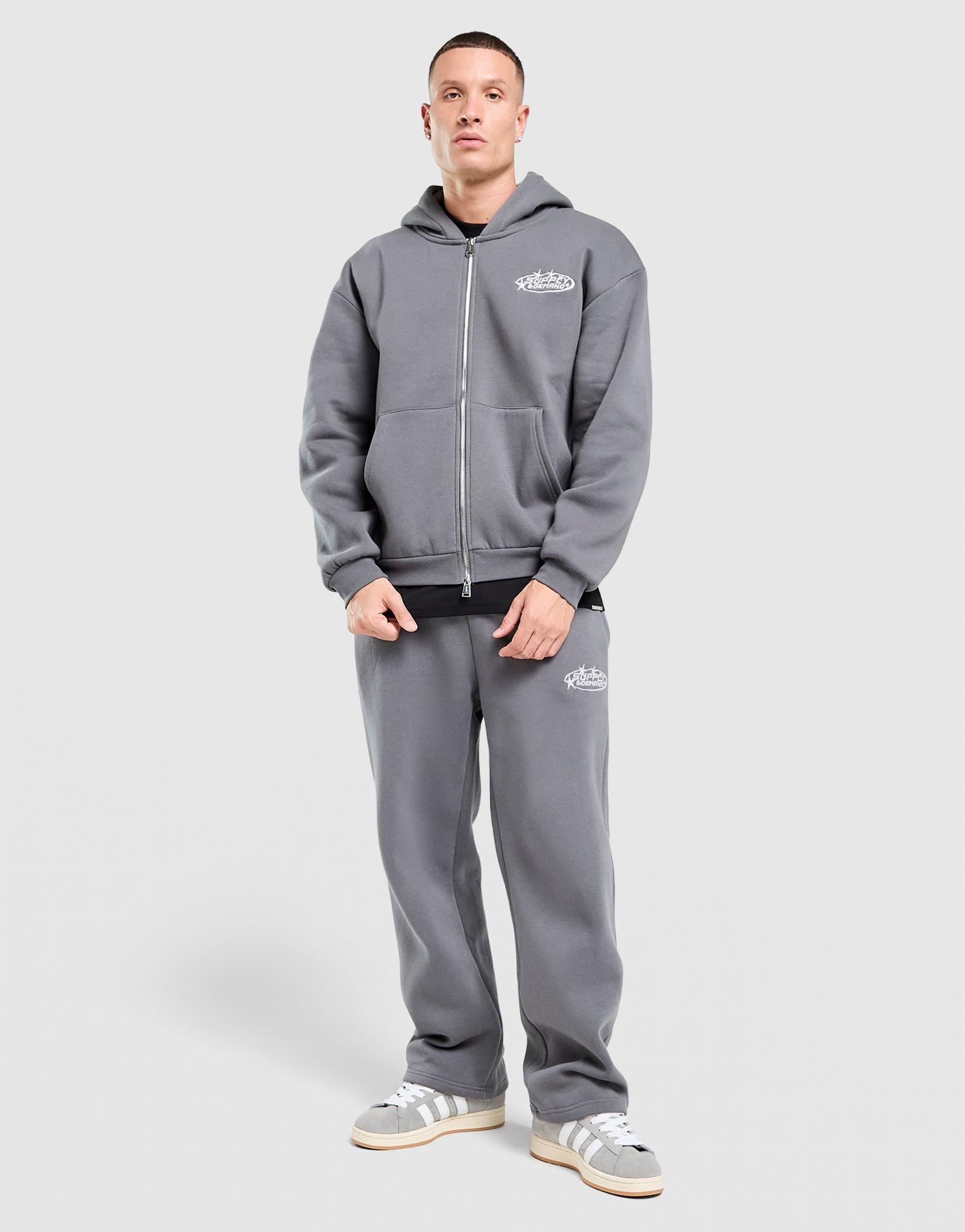 SUPPLY&DEMAND SPODNIE FINESSE PNT CHAR-IGT SUPTM18294014 Szary