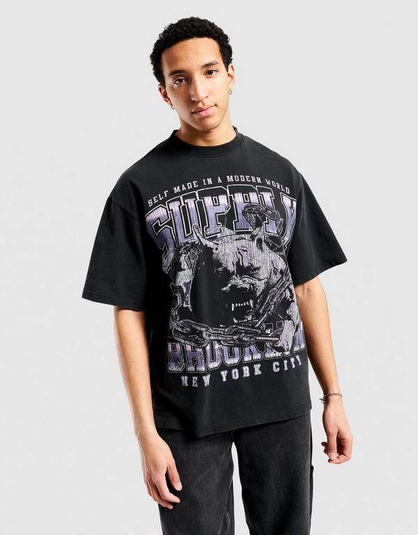 Supply&demand Tričko Titan Tee Blk-Blk