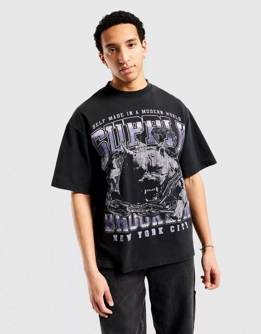 Supply & Demand SUPPLY&DEMAND ФУТБОЛКА TITAN TEE BLK-BLK, фото 1 з 4