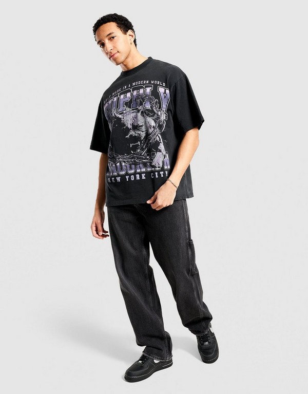Supply&demand Tričko Titan Tee Blk-Blk