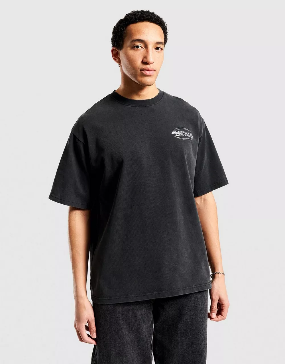 Supply & Demand SUPPLY&DEMAND ФУТБОЛКА TUSCAN TEE BLK-BLK, фото 1 з 4