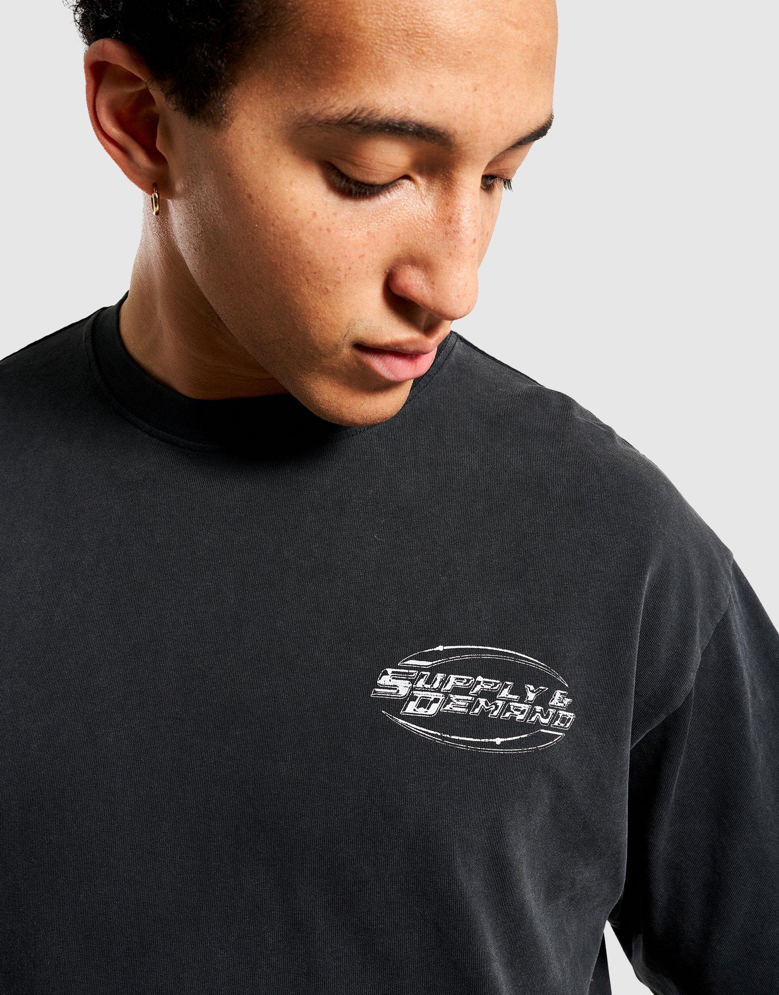 Supply&demand Tričko Tuscan Tee Blk-Blk