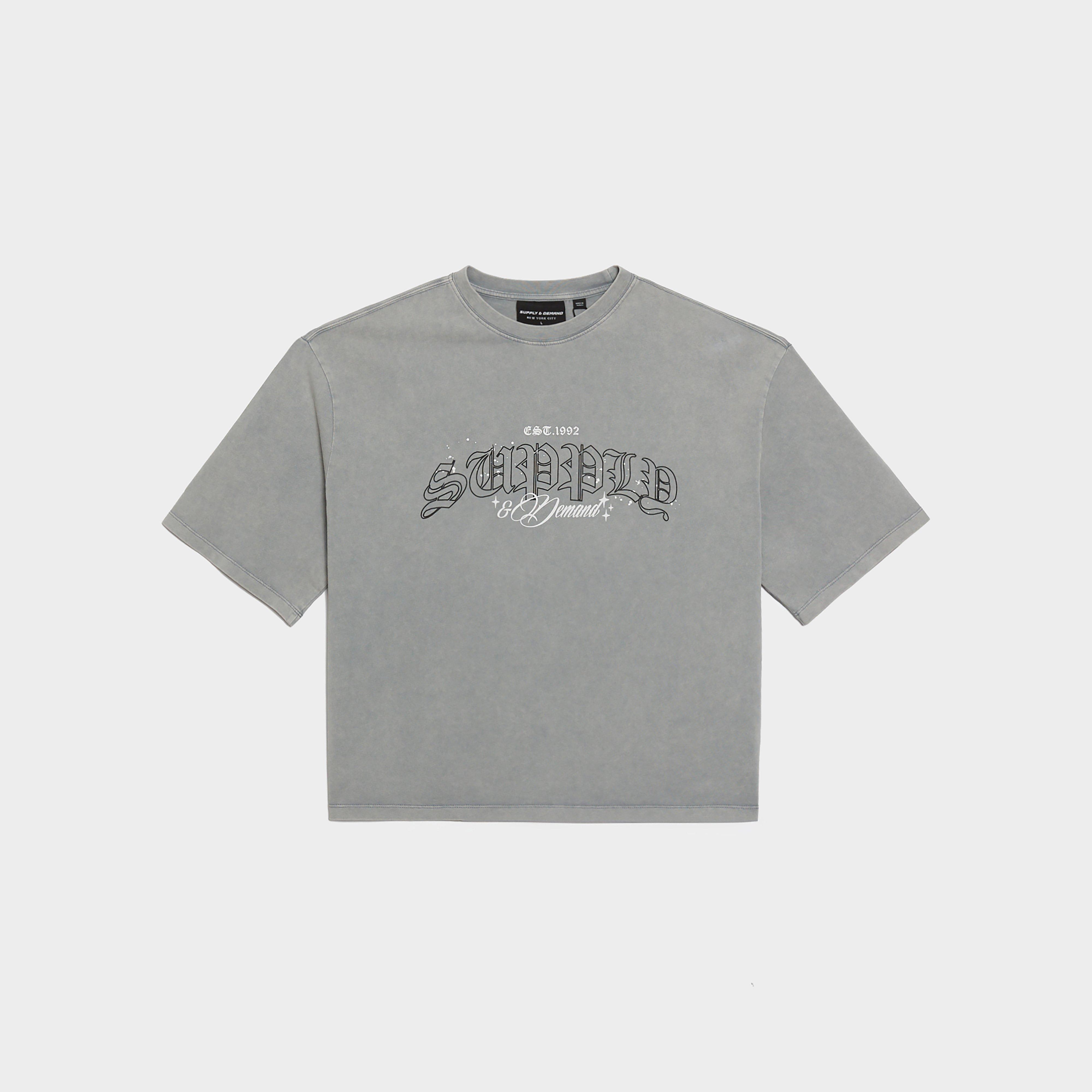 Мъжка тениска SUPPLY&DEMAND T-SHIRT GAMER TEE GRY-WTV