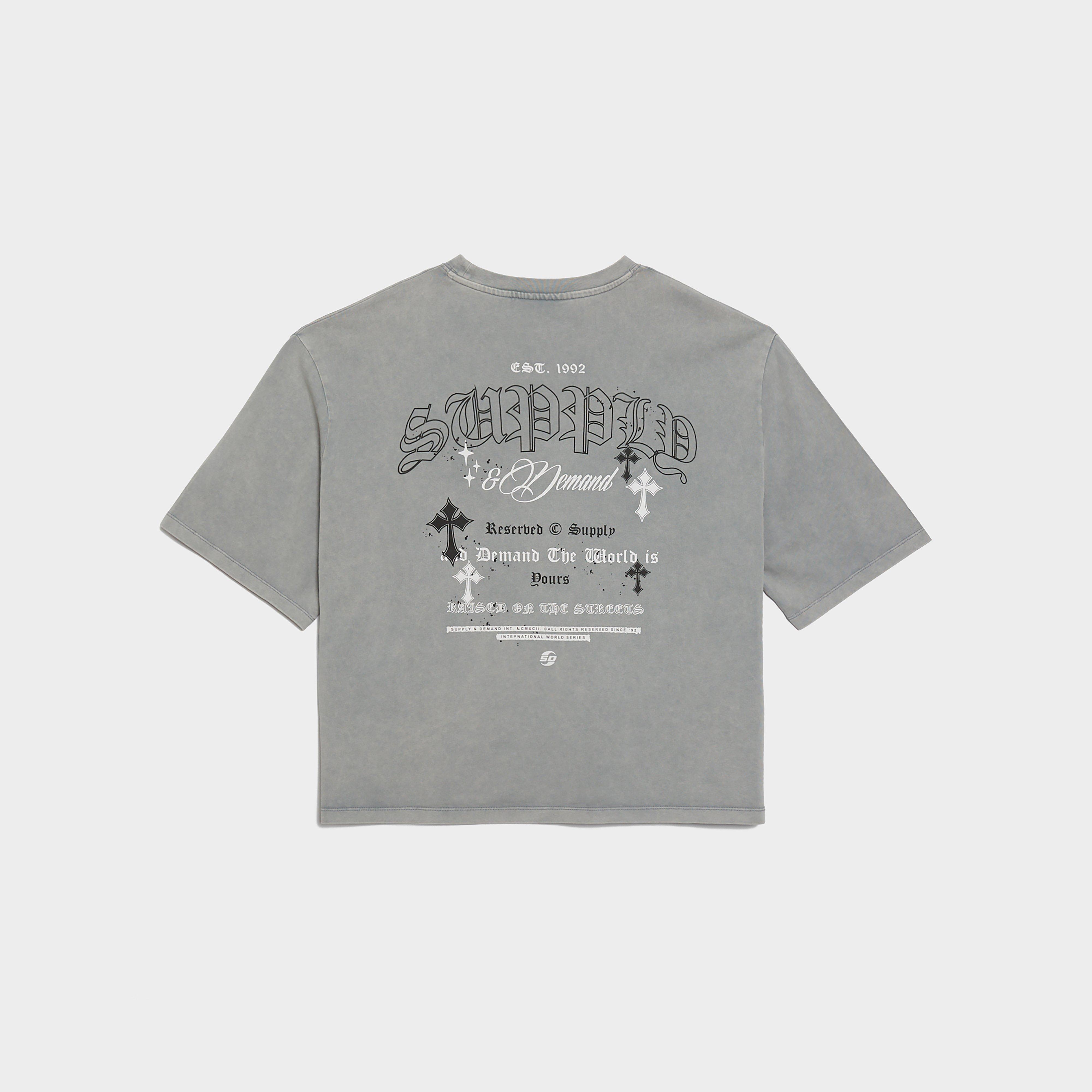 Мъжка тениска SUPPLY&DEMAND T-SHIRT GAMER TEE GRY-WTV