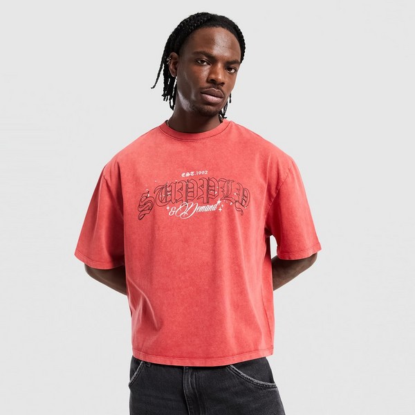 SUPPLY&amp;DEMAND TRICOU GAMER TEE RED-JSRD