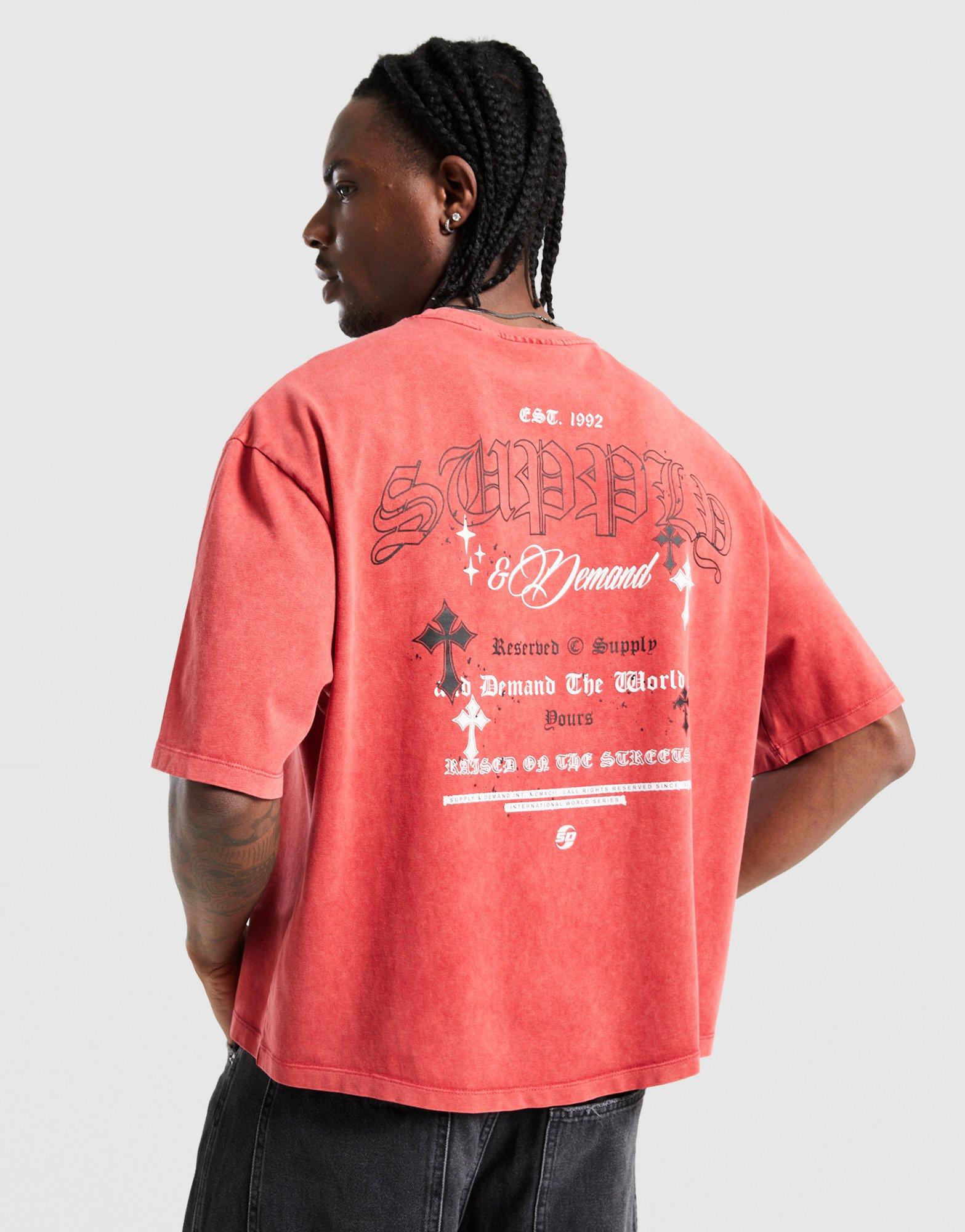 Muški T-shirt SUPPLY&DEMAND T-SHIRT GAMER TEE RED-JSRD SUPTM18426139 crvena